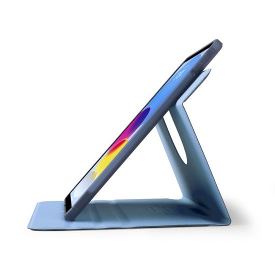Husa rotativa tip Folio Pipetto Origami No5 pentru iPad 10.9 (2022), albastru inchis (Ingredi, P059-113B-V) by www.silkase.ro