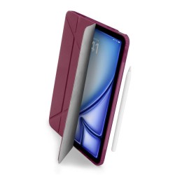 Husa Pipetto Origami No1 Original pentru iPad 10.9 (2022), visiniu