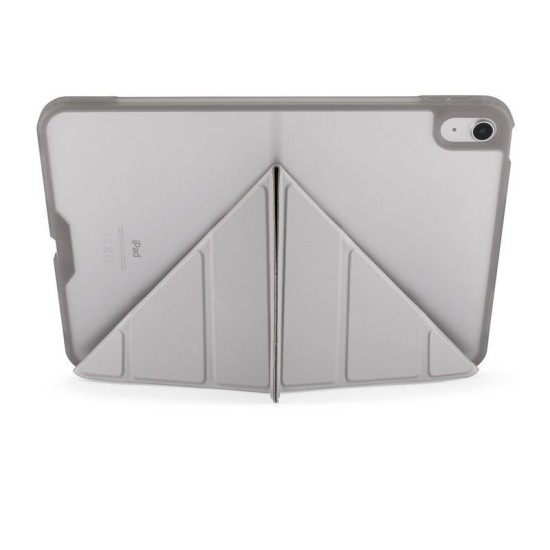 Husa Pipetto Origami No1 Original pentru iPad 10.9 (2022), argintie (Ingredi, P052-59-V) by www.silkase.ro