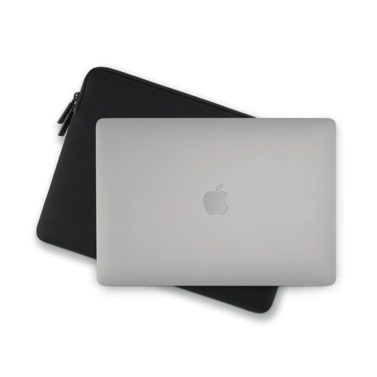 Husa Pipetto Classic Fit Sleeve V2, Black pentru MacBook 13/14 inch (Ingredi, P069-144-X) by www.silkase.ro