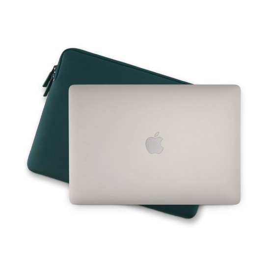 Husă Pipetto Classic Fit Sleeve, Dark Teal - MacBook 13/14 (Ingredi, P069-148-X) by www.silkase.ro