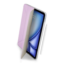 Husa Pipetto Origami No1 Original pentru iPad 10.9 (2022), mov metalic