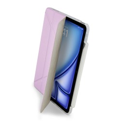 Husa Pipetto Origami No3 cu suport creion pentru iPad Air 13 (M2/M3), mov metalic