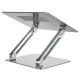 Stand / Suport Laptop Ajustabil Nillkin ProDesk, Argintiu (Bakr, 57983104495) by www.silkase.ro