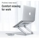 Stand / Suport Laptop Ajustabil Nillkin ProDesk, Argintiu (Bakr, 57983104495) by www.silkase.ro