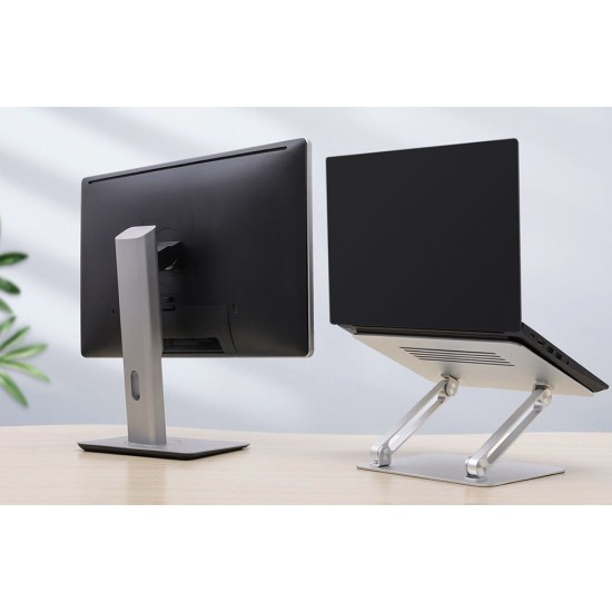 Stand / Suport Laptop Ajustabil Nillkin ProDesk, Argintiu (Bakr, 57983104495) by www.silkase.ro