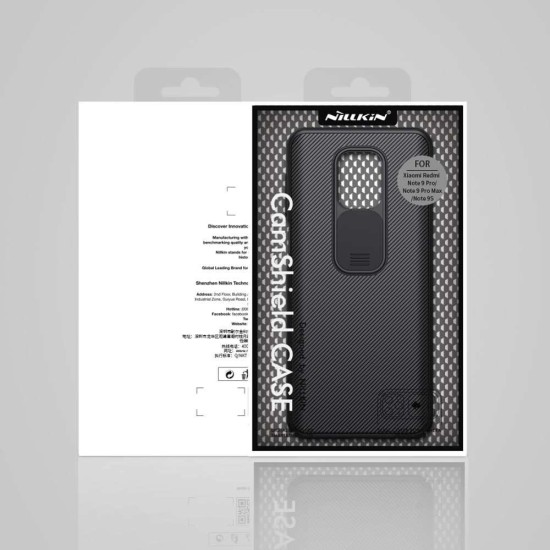Husa Nillkin CamShield pentru Xiaomi Redmi Note 9 Pro / 9S / 9 Pro Max, Neagra Husa Nillkin CamShield pentru Xiaomi Redmi Note 9 Pro / 9S / 9 Pro Max, Neagra (Bakr, 2451814) by www.silkase.ro
