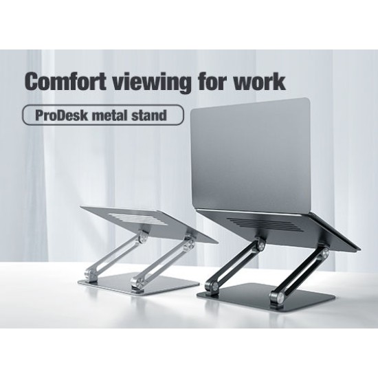 Stand / Suport Laptop Ajustabil Nillkin ProDesk, Gri (Bakr, 57983106530) by www.silkase.ro