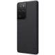 Husa Nillkin Super Frosted pentru Samsung Galaxy S21 Ultra, Neagra (Bakr, 57983101488) by www.silkase.ro