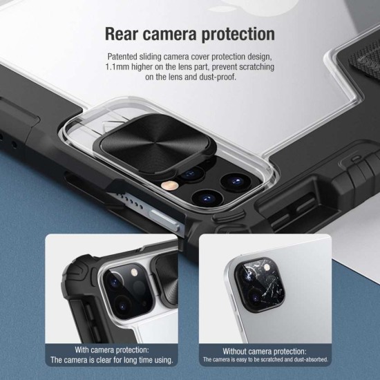 Husa Nillkin Bumper PRO Stand pentru iPad Air 4/5 / Pro 11 (2020-2022), Neagra Husa Nillkin Bumper PRO Stand pentru iPad Air 4/5 / Pro 11 (2020-2022), Neagra (Bakr, 57983103246) by www.silkase.ro