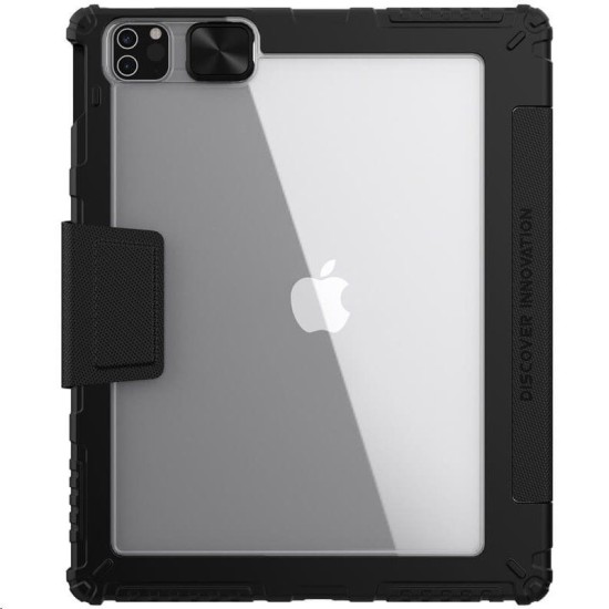 Husa Nillkin Bumper PRO cu Stand pentru iPad Pro 12.9 2020/21/22 și iPad Air 13 2024/25/26, Black Husa Nillkin Bumper PRO cu Stand pentru iPad Pro 12.9 2020/21/22 și iPad Air 13 2024/25/26, Black (Bakr, 57983104383) by www.silkase.ro