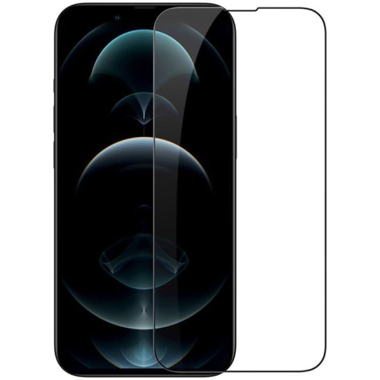 Folie de Sticlă Nillkin CP+ PRO (2.5D, Full Cover) pentru Apple iPhone 13 / 13 Pro / 14 / 16e, Neagra (Bakr, 57983105545) by www.silkase.ro