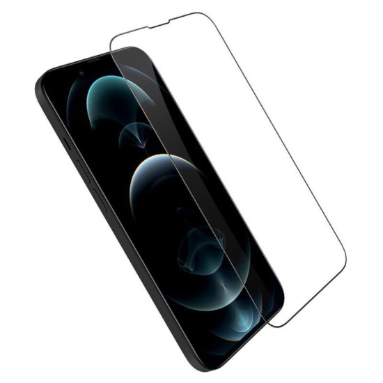 Folie de Sticlă Nillkin CP+ PRO (2.5D, Full Cover) pentru Apple iPhone 13 / 13 Pro / 14 / 16e, Neagra (Bakr, 57983105545) by www.silkase.ro
