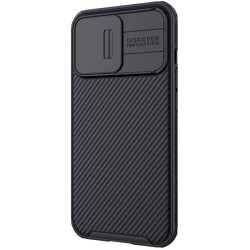 Husa Nillkin CamShield PRO pentru iPhone 13 Pro, Neagra Husa Nillkin CamShield PRO pentru iPhone 13 Pro, Neagra