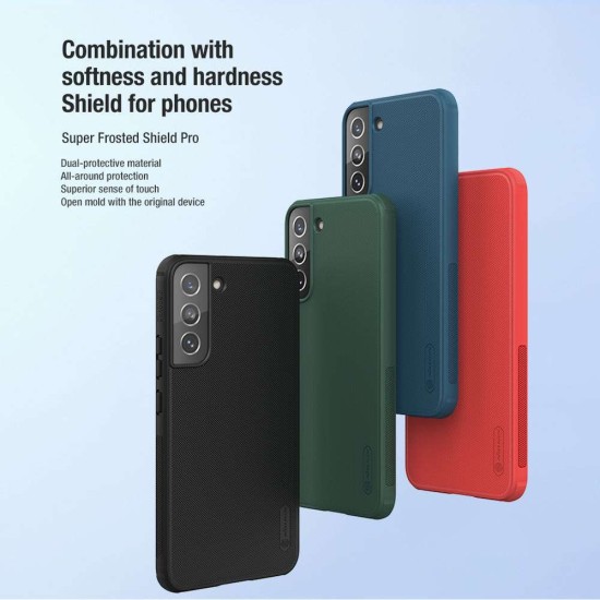 Husa Nillkin Super Frosted PRO pentru Samsung Galaxy S22, Neagra Husa Nillkin Super Frosted PRO pentru Samsung Galaxy S22, Neagra (Bakr, 57983107470) by www.silkase.ro