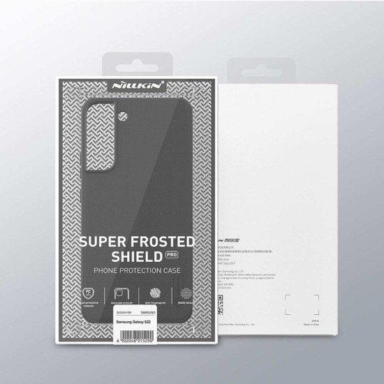 Husa Nillkin Super Frosted PRO pentru Samsung Galaxy S22, Neagra Husa Nillkin Super Frosted PRO pentru Samsung Galaxy S22, Neagra (Bakr, 57983107470) by www.silkase.ro