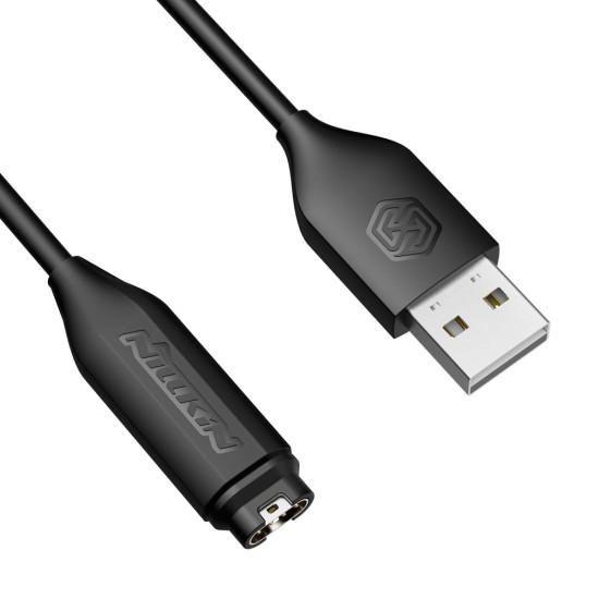 Cablu USB Nillkin de Date și Încărcare pentru Ceas Garmin, Negru (Bakr, 57983109977) by www.silkase.ro
