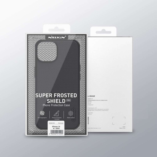 Husa Nillkin Super Frosted PRO pentru Apple iPhone 13 / 14, Neagra (Fără Decupaj Logo) Husa Nillkin Super Frosted PRO pentru Apple iPhone 13 / 14, Neagra (Fără Decupaj Logo) (Bakr, 57983110500) by www.silkase.ro
