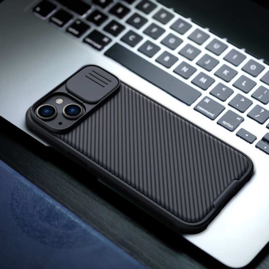 Husa Nillkin CamShield PRO pentru iPhone 13 / 14, Neagra Husa Nillkin CamShield PRO pentru iPhone 13 / 14, Neagra (Bakr, 57983110481) by www.silkase.ro