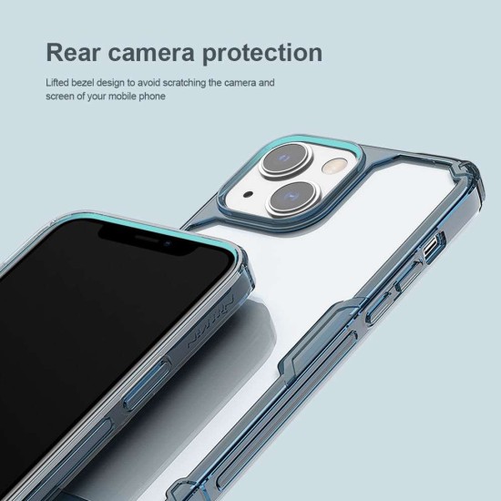 Husa Nillkin Nature TPU PRO pentru Apple iPhone 13 / 14, Transparentă (Bakr, 57983110454) by www.silkase.ro