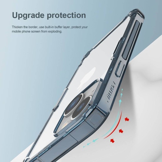 Husa Nillkin Nature TPU PRO pentru Apple iPhone 13 / 14, Transparentă (Bakr, 57983110454) by www.silkase.ro