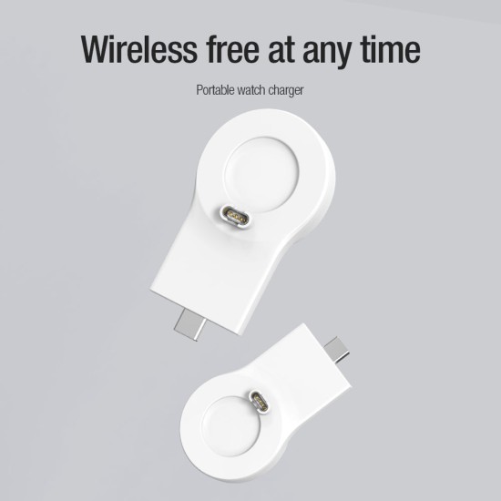 Încărcător Wireless Nillkin Power Charger pentru Ceasuri Garmin, Alb (Bakr, 57983110657) by www.silkase.ro