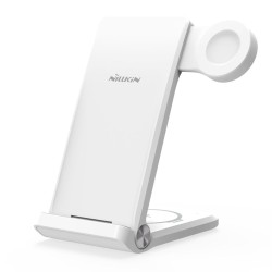 Încărcător Wireless Nillkin PowerTrio 3în1 pentru Ceasuri Huawei, Alb