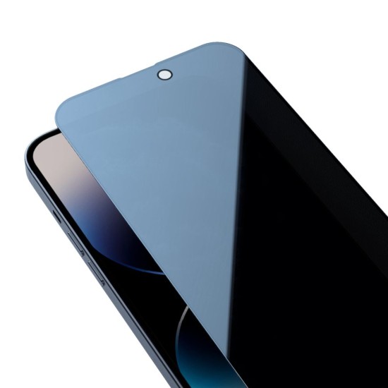 Folie de Sticla Nillkin Guardian 2.5D pentru Apple iPhone 14 Pro, 0.33mm, Black (Bakr, 57983118131) by www.silkase.ro