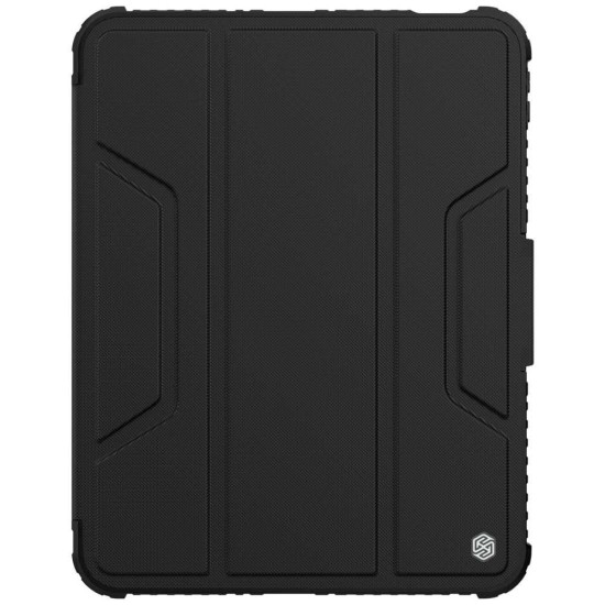 Husa Nillkin Bumper PRO Stand pentru iPad 10.9 (2022) / 11 (2025), Neagra Husa Nillkin Bumper PRO Stand pentru iPad 10.9 (2022) / 11 (2025), Neagra (Bakr, 57983112715) by www.silkase.ro