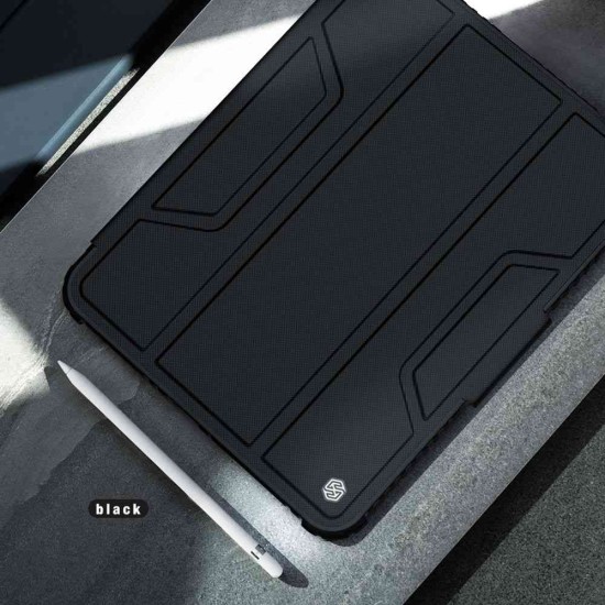 Husa Nillkin Bumper PRO Stand pentru iPad 10.9 (2022) / 11 (2025), Neagra Husa Nillkin Bumper PRO Stand pentru iPad 10.9 (2022) / 11 (2025), Neagra (Bakr, 57983112715) by www.silkase.ro