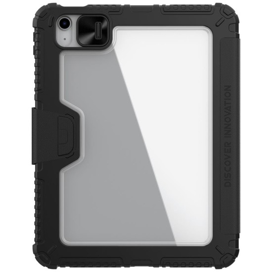 Husa Nillkin Bumper PRO Stand pentru iPad 10.9 (2022) / 11 (2025), Neagra Husa Nillkin Bumper PRO Stand pentru iPad 10.9 (2022) / 11 (2025), Neagra (Bakr, 57983112715) by www.silkase.ro