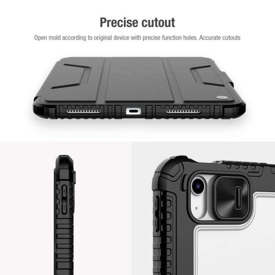Husa Nillkin Bumper PRO Stand pentru iPad 10.9 (2022) / 11 (2025), Albastru (Sapphire) Husa Nillkin Bumper PRO Stand pentru iPad 10.9 (2022) / 11 (2025), Albastru (Sapphire) (Bakr, 57983126048) by www.silkase.ro