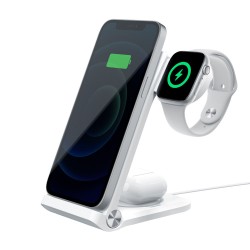 Încărcător Wireless Nillkin PowerTrio 3în1 pentru Apple Watch (Certificat MFI), Alb