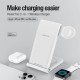 Încărcător Wireless Nillkin PowerTrio 3în1 pentru Apple Watch (Certificat MFI), Alb (Bakr, 57983112093) by www.silkase.ro