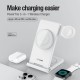 Încărcător Wireless Nillkin PowerTrio 3în1 (MagSafe) pentru Apple Watch (Certificat MFI), Alb (Bakr, 57983112830) by www.silkase.ro