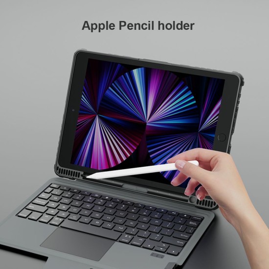 Husă cu Tastatură Nillkin Bumper Combo pentru iPad 10.2 2019/2020/2021, Black Husă cu Tastatură Nillkin Bumper Combo pentru iPad 10.2 2019/2020/2021, Black (Bakr, 57983112643) by www.silkase.ro