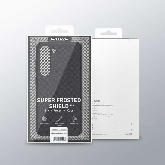 Husa Nillkin Super Frosted PRO pentru Samsung Galaxy S23, Neagra Husa Nillkin Super Frosted PRO pentru Samsung Galaxy S23, Neagra (Bakr, 57983112678) by www.silkase.ro