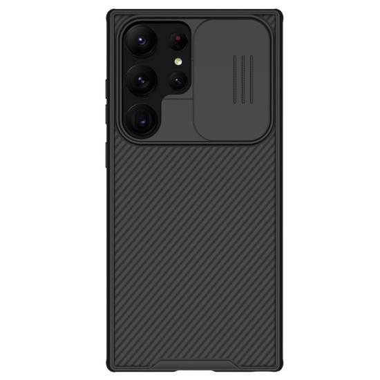 Husa Premium Nillkin CamShield PRO pentru Samsung Galaxy S23 Ultra, Black (Bakr, 57983112677) by www.silkase.ro