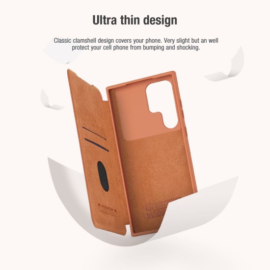 Husa Nillkin Qin Book PRO pentru Samsung Galaxy S23 Ultra, Black Husa Nillkin Qin Book PRO pentru Samsung Galaxy S23 Ultra, Black (Bakr, 57983112698) by www.silkase.ro
