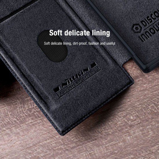 Husa Nillkin Qin Book PRO pentru Samsung Galaxy S23 Ultra, Black Husa Nillkin Qin Book PRO pentru Samsung Galaxy S23 Ultra, Black (Bakr, 57983112698) by www.silkase.ro