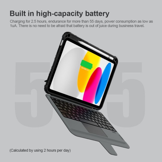 Husa cu Tastatura Nillkin Bumper Combo pentru iPad 10.9 2022 / 11 2025, Black Husa cu Tastatura Nillkin Bumper Combo pentru iPad 10.9 2022 / 11 2025, Black (Bakr, 57983112832) by www.silkase.ro