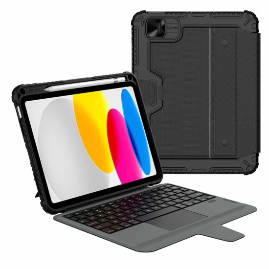 Husa cu Tastatura Nillkin Bumper Combo pentru iPad 10.9 2022 / 11 2025, Black Husa cu Tastatura Nillkin Bumper Combo pentru iPad 10.9 2022 / 11 2025, Black (Bakr, 57983112832) by www.silkase.ro