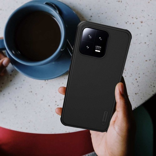 Husa Nillkin Super Frosted PRO pentru Xiaomi 13, Neagra (Bakr, 57983113498) by www.silkase.ro