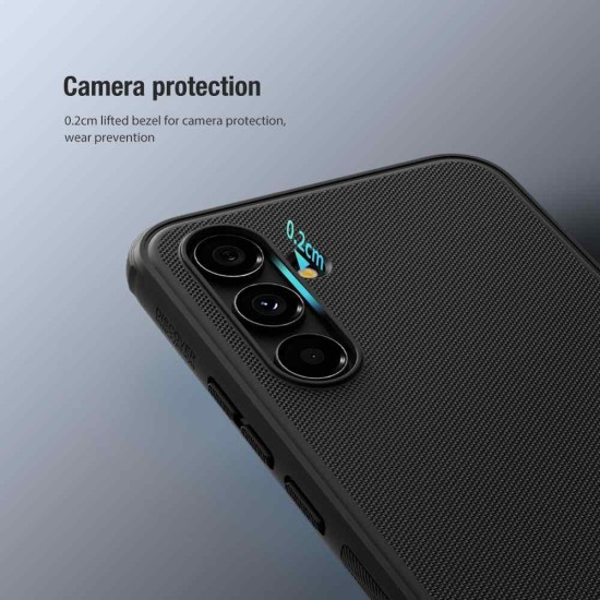 Husa Nillkin Super Frosted PRO pentru Samsung Galaxy A54 5G, Neagra (Bakr, 57983114389) by www.silkase.ro