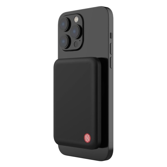 Nillkin NKT21 PowerStone Magnetic Powerbank 5000mAh 15W Black Nillkin NKT21 PowerStone Magnetic Powerbank 5000mAh 15W Black (Baterii Externe (Powerbanks), 57983114135) by www.silkase.ro