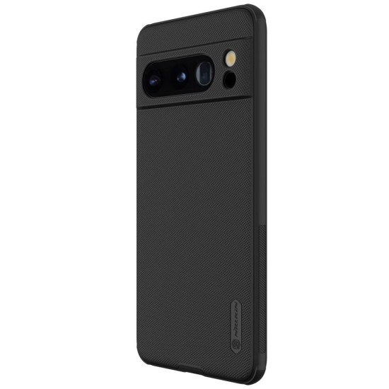 Husa Nillkin Super Frosted PRO pentru Google Pixel 8 Pro, Neagra (Bakr, 57983118243) by www.silkase.ro