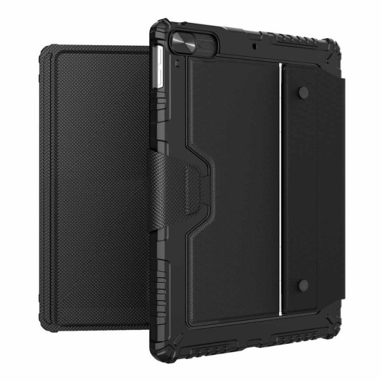Husa cu Tastatură Nillkin Bumper Combo (Iluminată) pentru iPad 10.2 (2019-2021), Neagra (Bakr, 57983116141) by www.silkase.ro