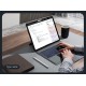 Husa cu Tastatură Nillkin Bumper Combo (Iluminată) pentru iPad Pro 12.9 / Air 13 (2024), Neagra (Bakr, 57983116142) by www.silkase.ro
