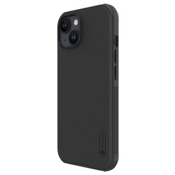 Husă Nillkin Super Frosted PRO pentru Apple iPhone 15, Black (Fără decupaj logo) Husă Nillkin Super Frosted PRO pentru Apple iPhone 15, Black (Fără decupaj logo)