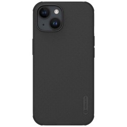 Husă Nillkin Super Frosted PRO pentru Apple iPhone 15, Black (Fără decupaj logo)